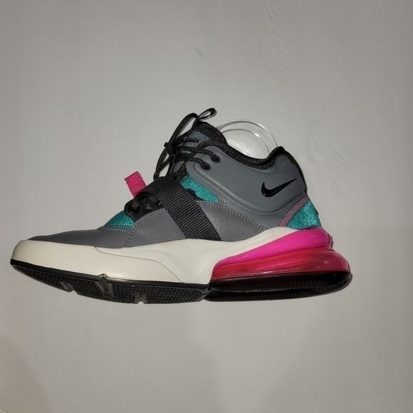 Nike Air Force 270 Cool Grey Hyper Jade - Picture 4 of 14